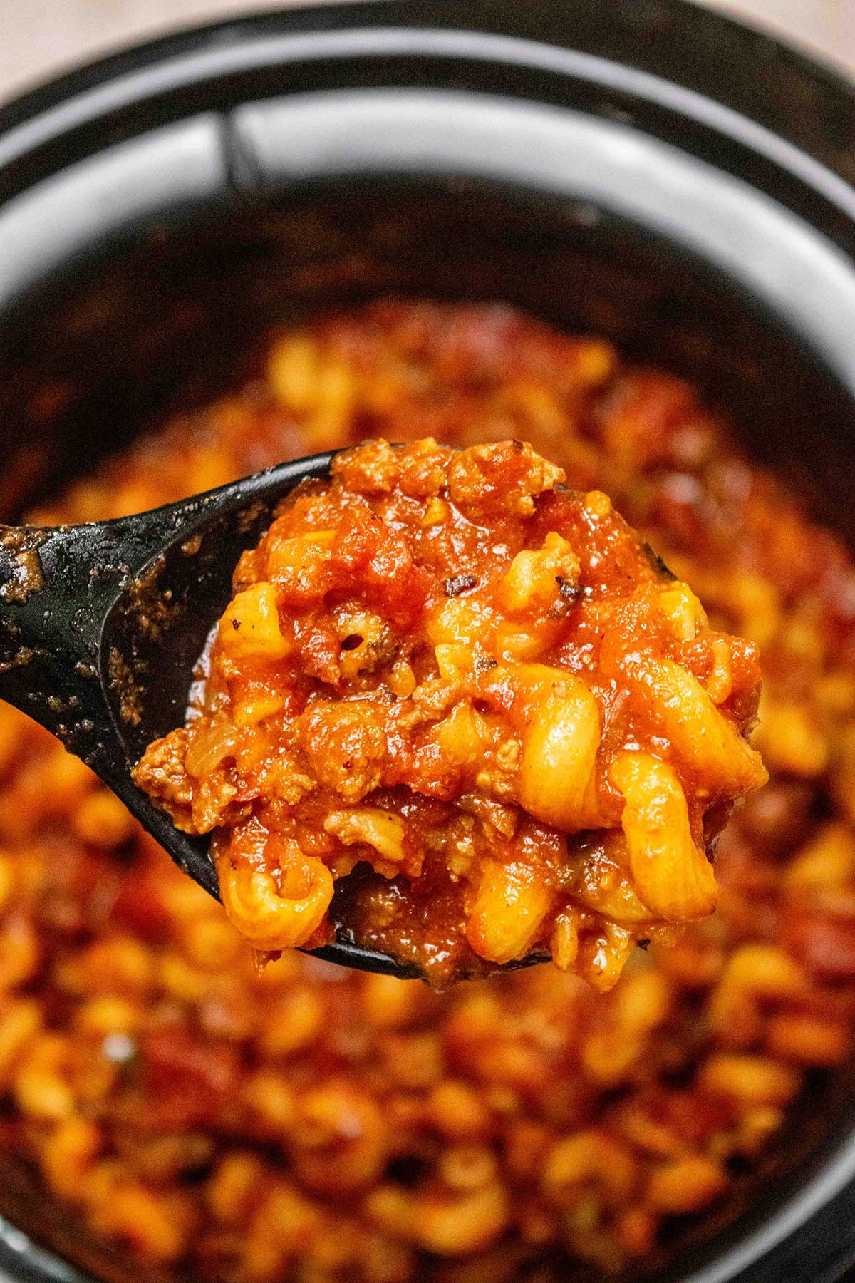 Serve. Spoon the goulash into bowls and garnish with fresh parsley or additional cheese, if desired.