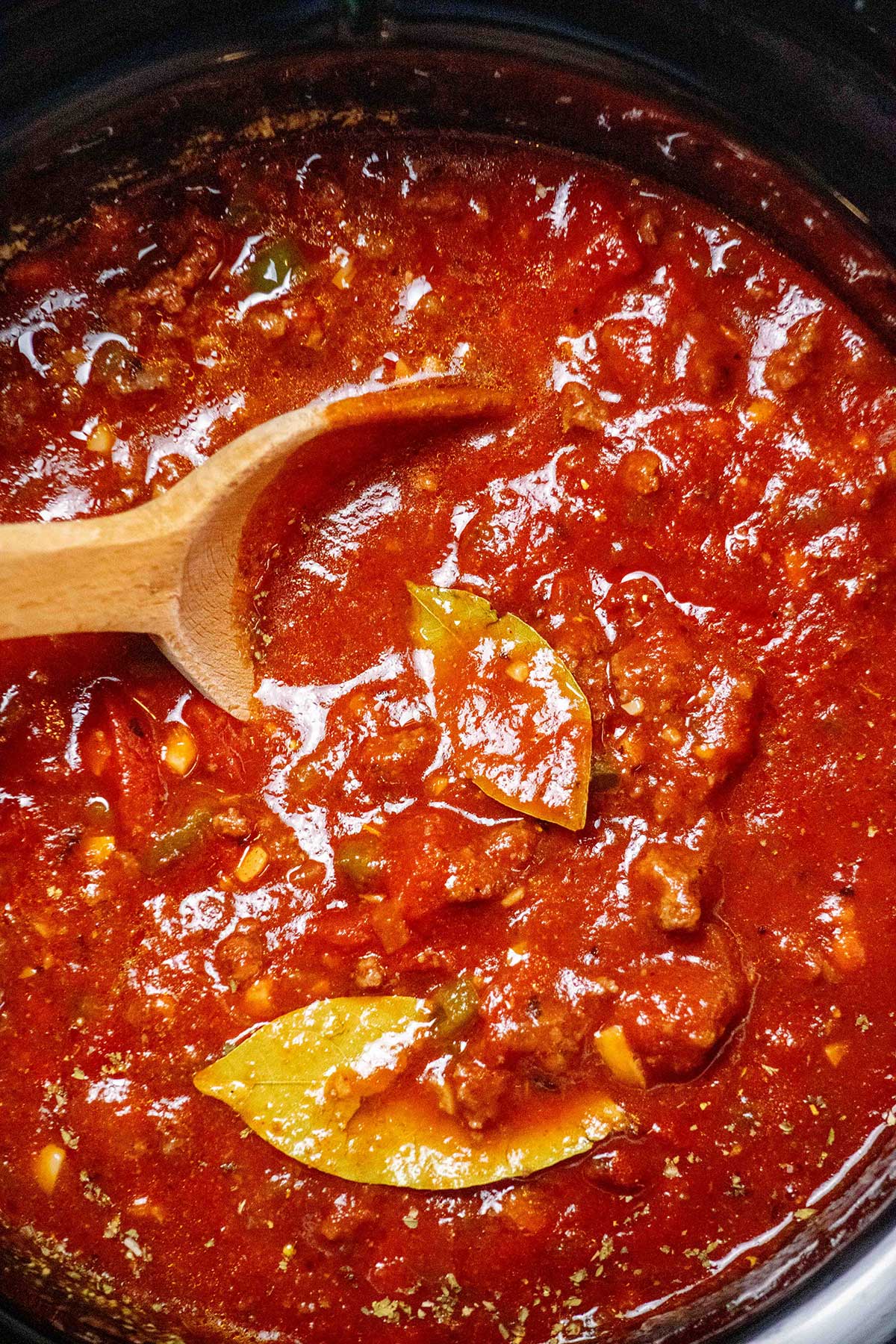 Slow cook the goulash. Transfer the beef mixture to the Crockpot and add the remaining ingredients except the pasta and cheese. Cover and cook for 2–3 hours on high or 4–6 hours on low.