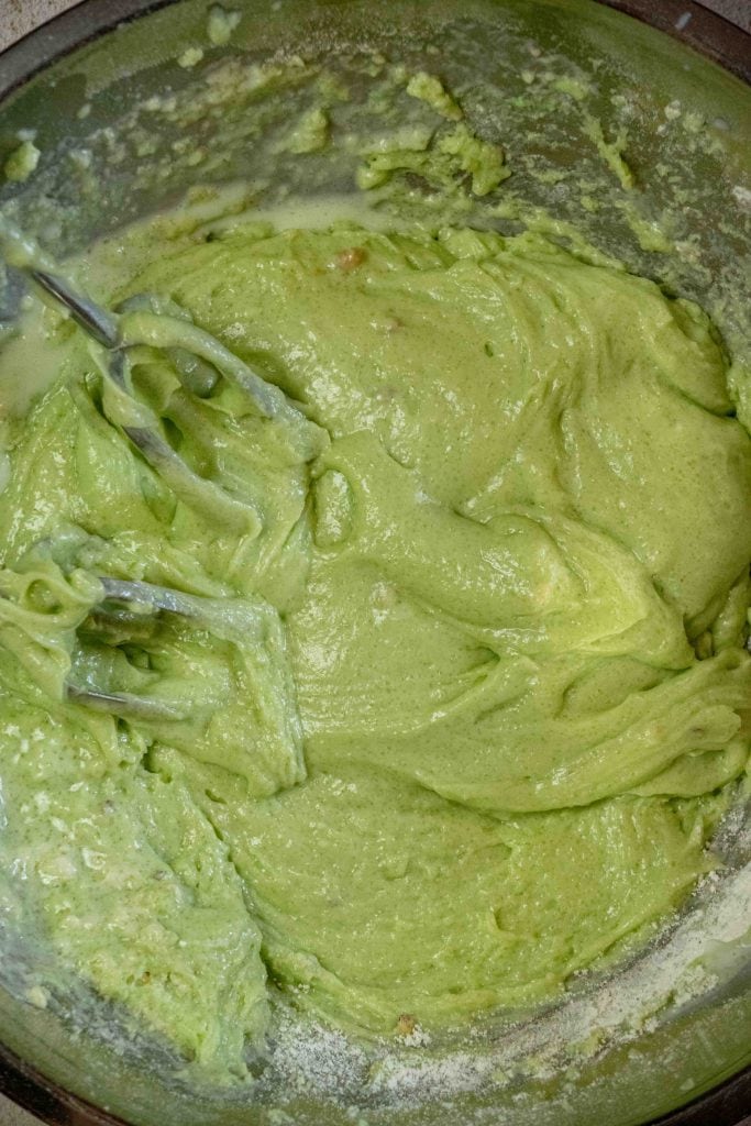 combine by hand, or with a hand mixer or stand mixer until just incorporated