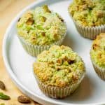 Easy Bakery Style Pistachio Muffins with Pudding Mix