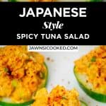 Easy Japanese Style Spicy Tuna Salad Recipe