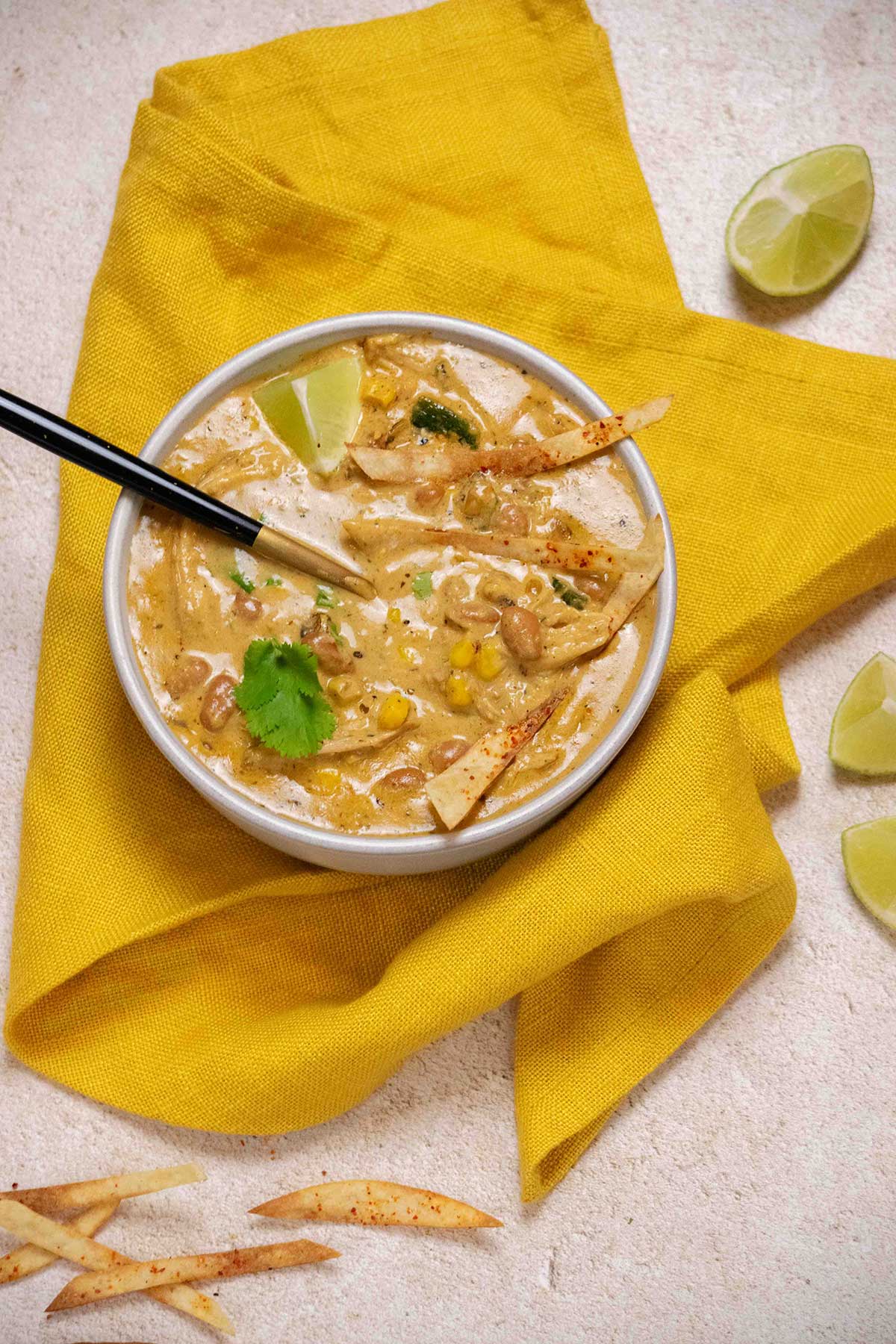 Chicken Poblano Soup (Roasted & Creamy)