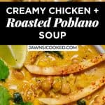 chicken poblano soup recipe