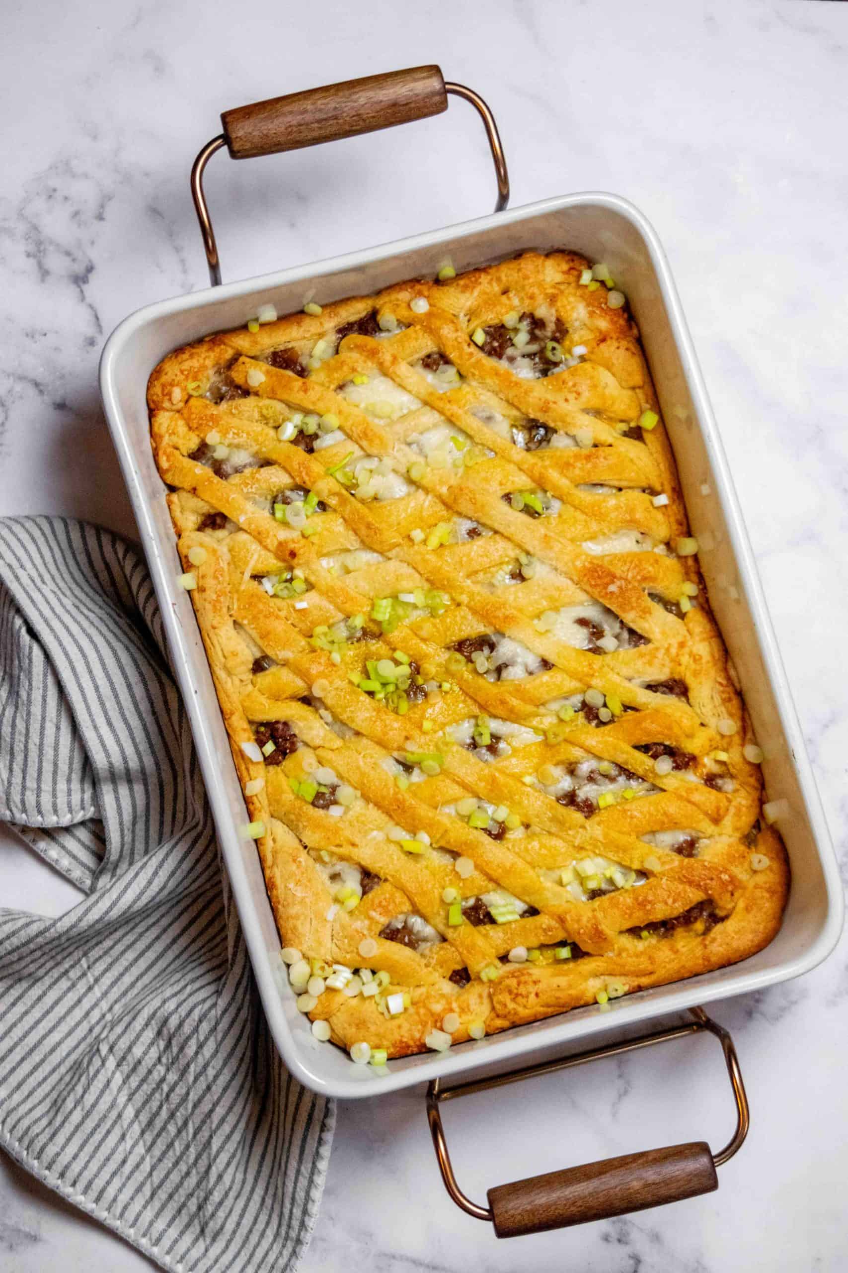 Easy Sloppy Joe Crescent Casserole Bake Recipe