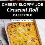 Easy Sloppy Joe Crescent Casserole Bake Recipe