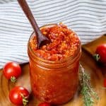 Easy Sweet and Spicy Homemade Cherry Tomato Jam