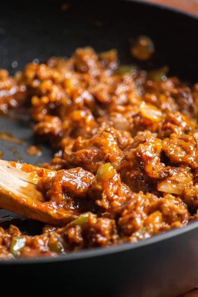 prepare Sloppy Joe, and set aside