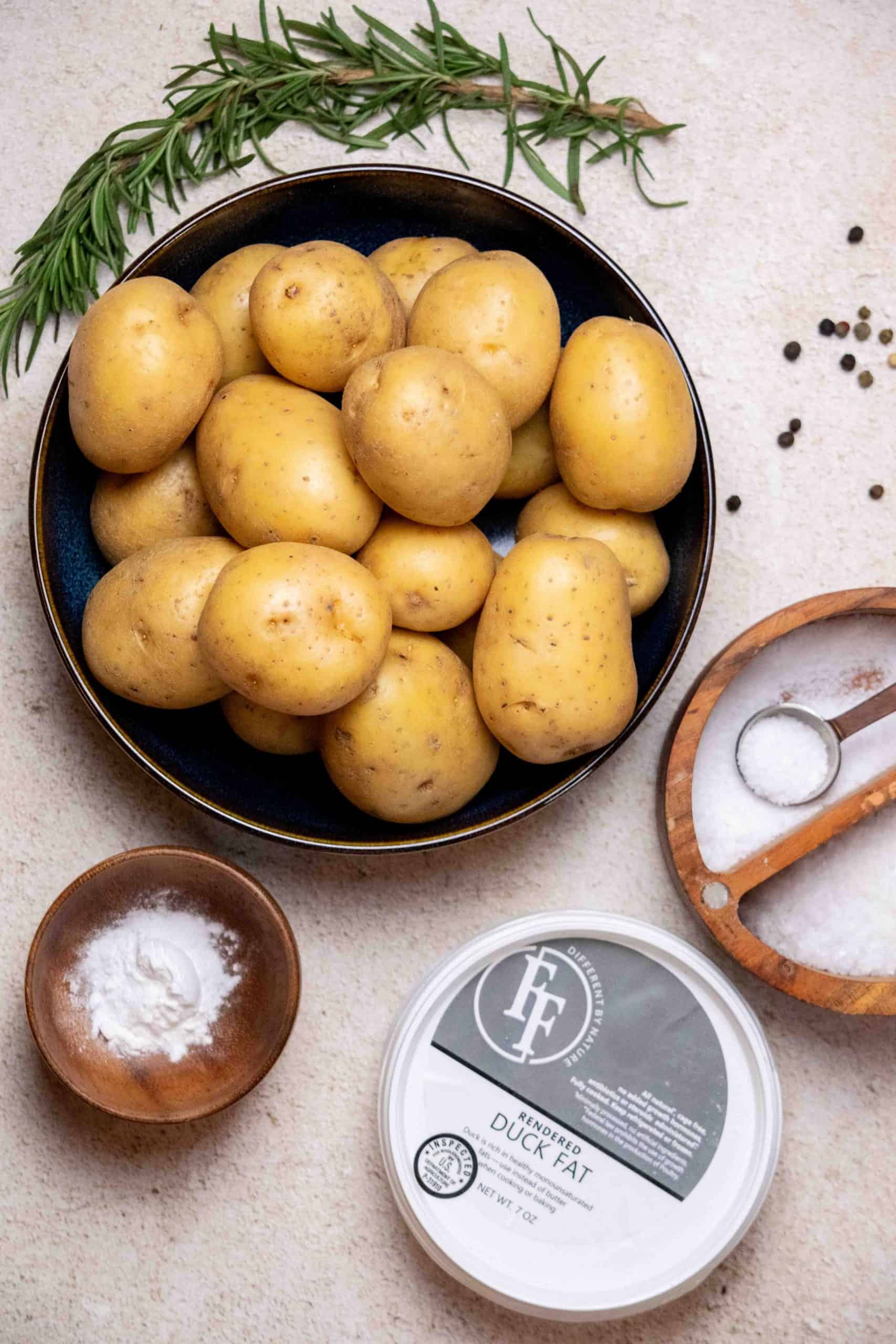 duck fat potatoes ingredients