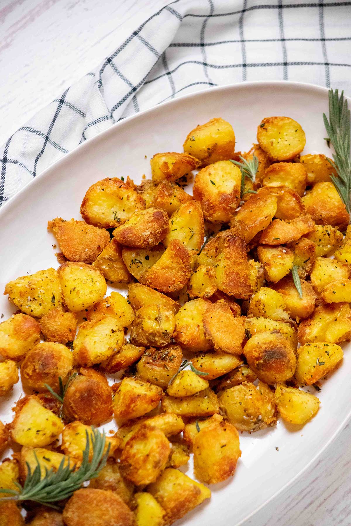 Crispy Duck Fat Roasted Potatoes