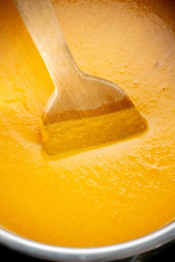 stir in coconut milk