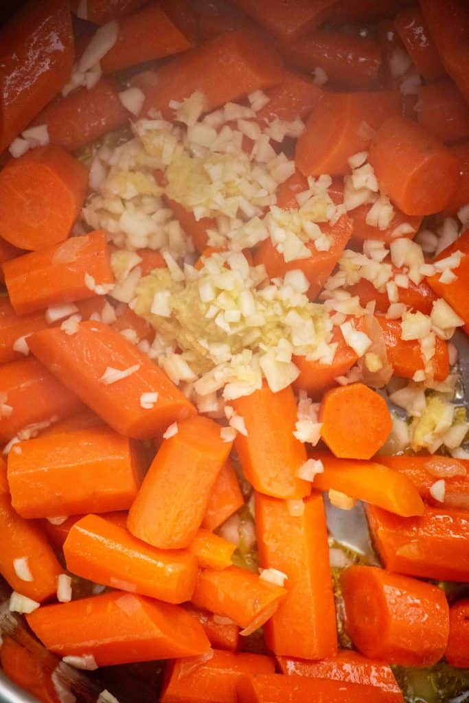 add garlic and ginger