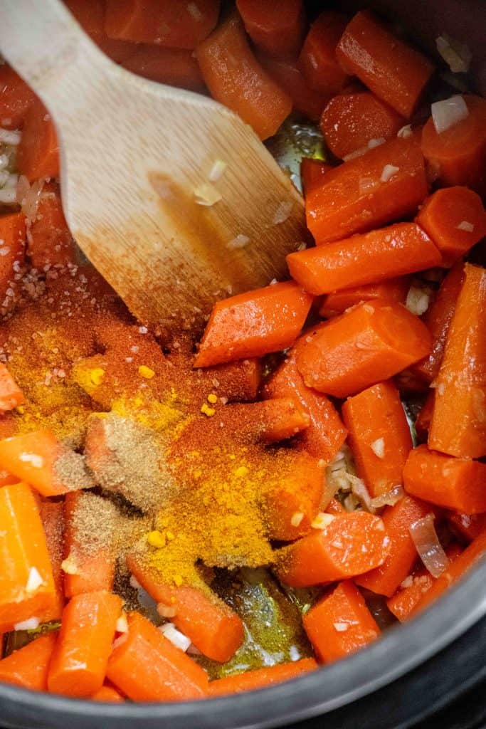 stir in spices