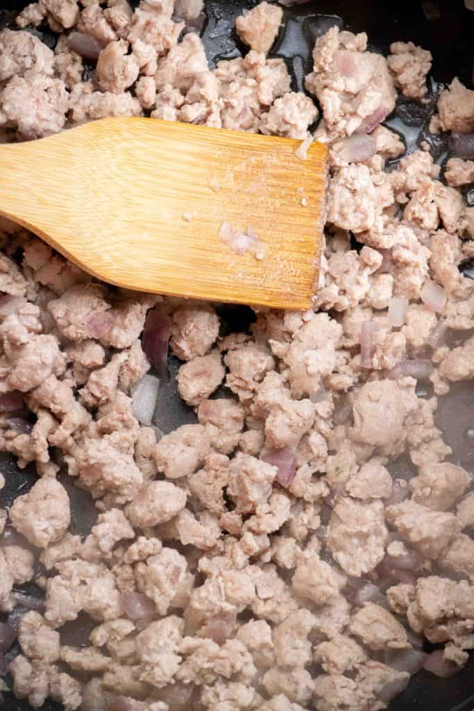 add garlic and cook until just fragrant