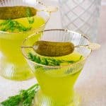 How to Make a Dirty Dill Pickle Martini