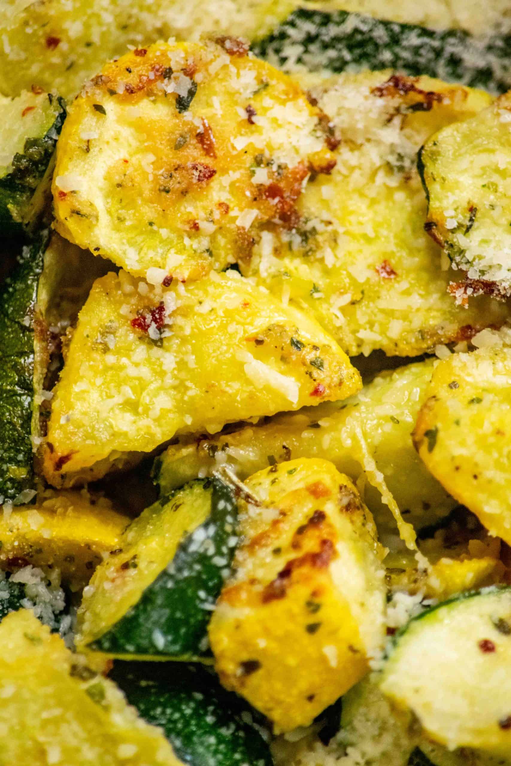 Air fryer squash and zucchini
