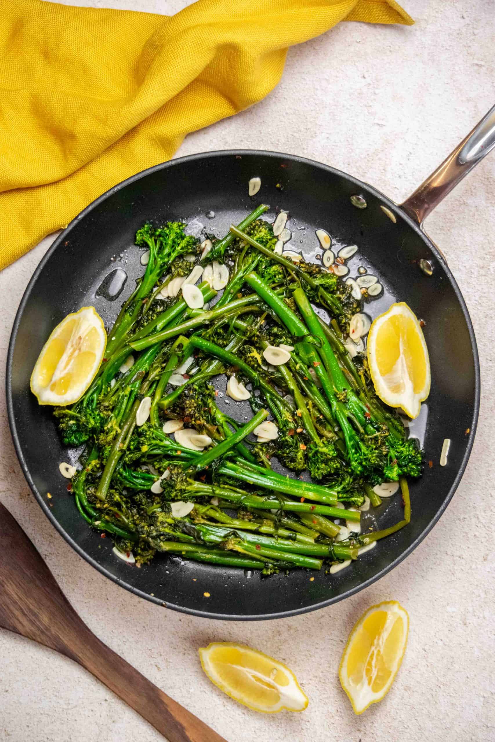 Easy Garlicky Sauteed Broccolini with Lemon Recipe