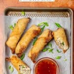 Homemade Crab Rangoon Egg Rolls (easy and delicious)