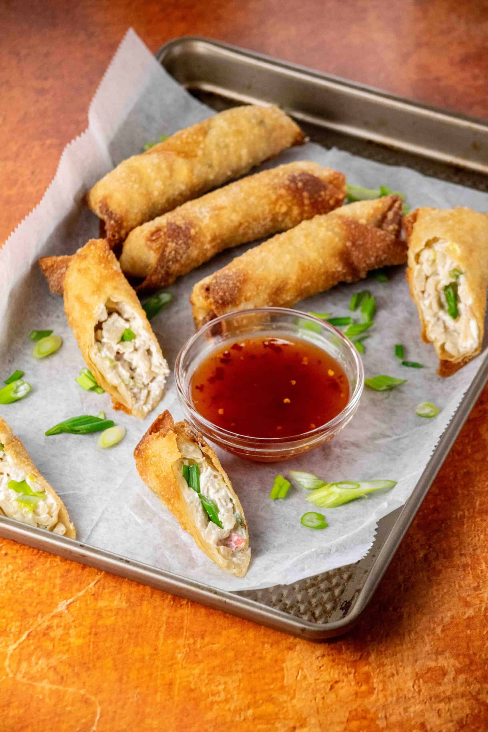 Homemade Crab Rangoon Egg Rolls (easy and delicious)
