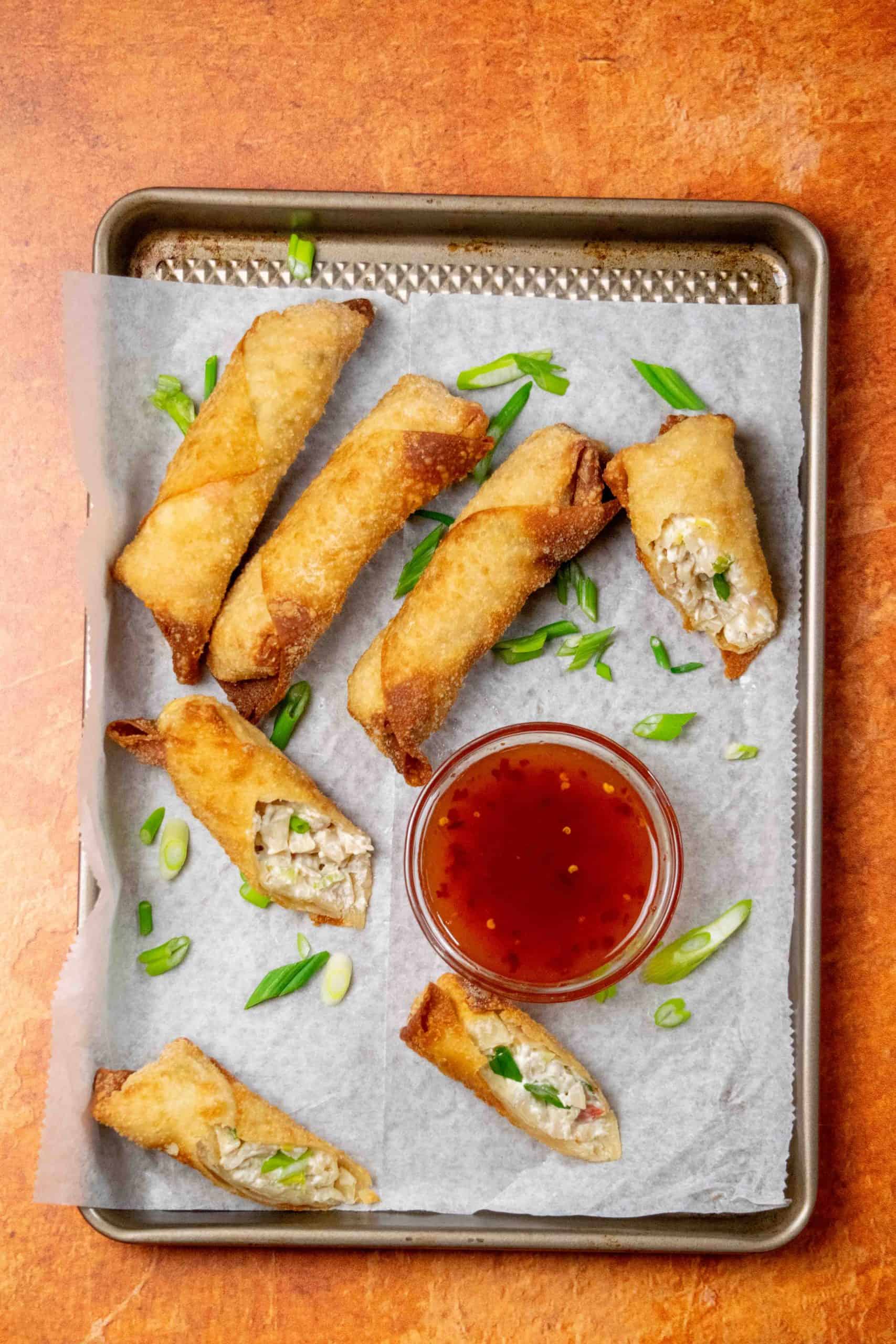 Homemade Crab Rangoon Egg Rolls (easy and delicious)