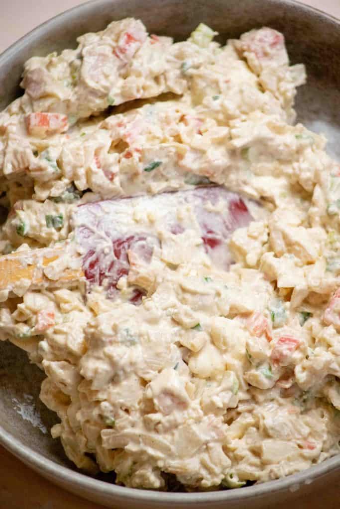 prep and mix together egg roll filling