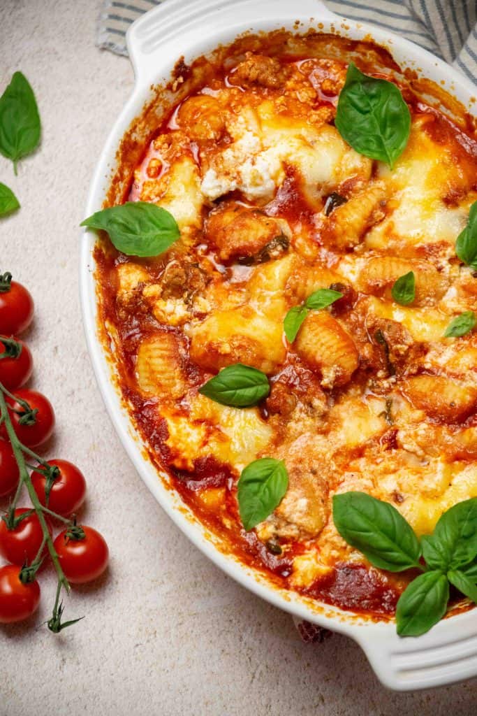 Garnish with fresh basil, and serve! 
