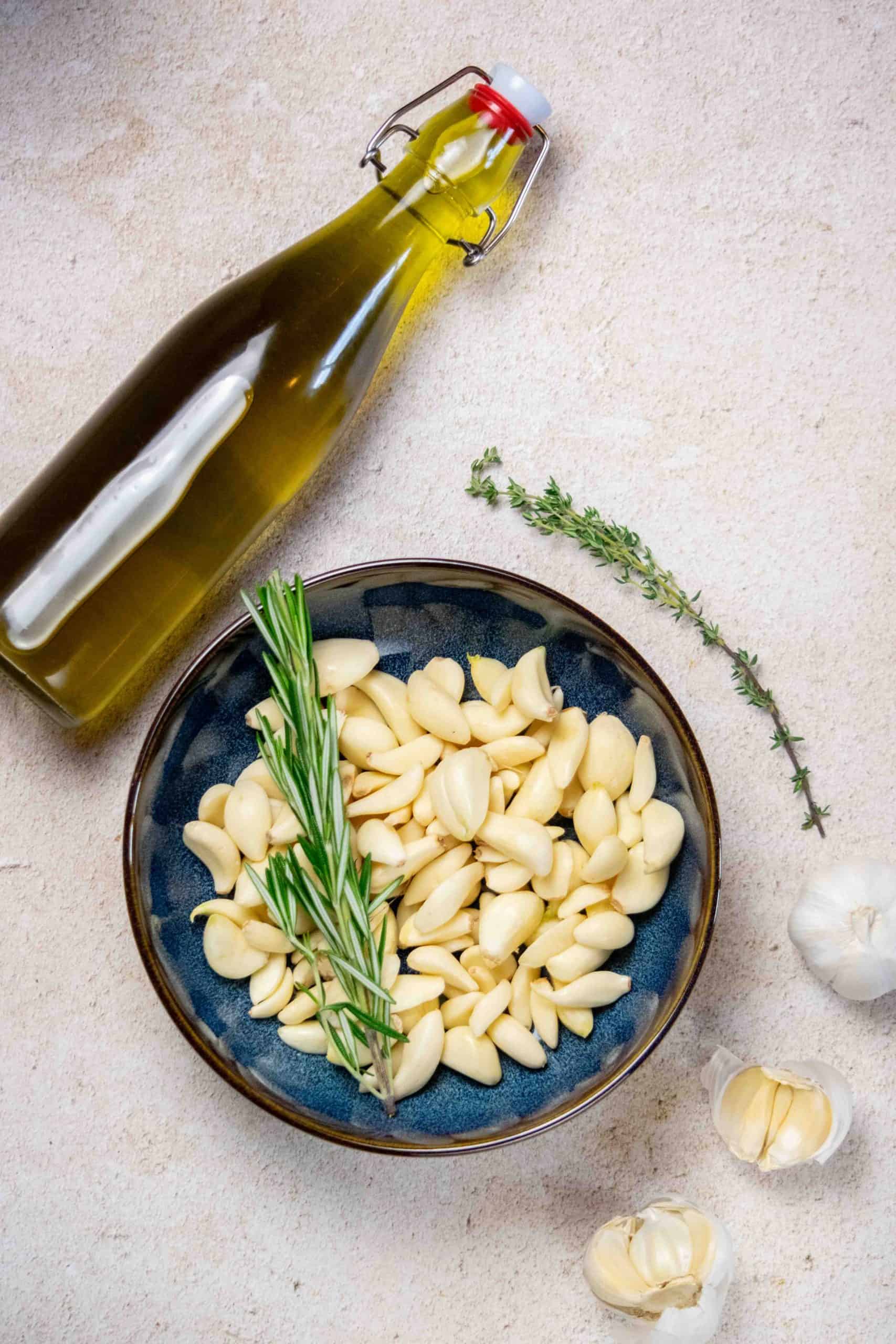 garlic confit ingredients