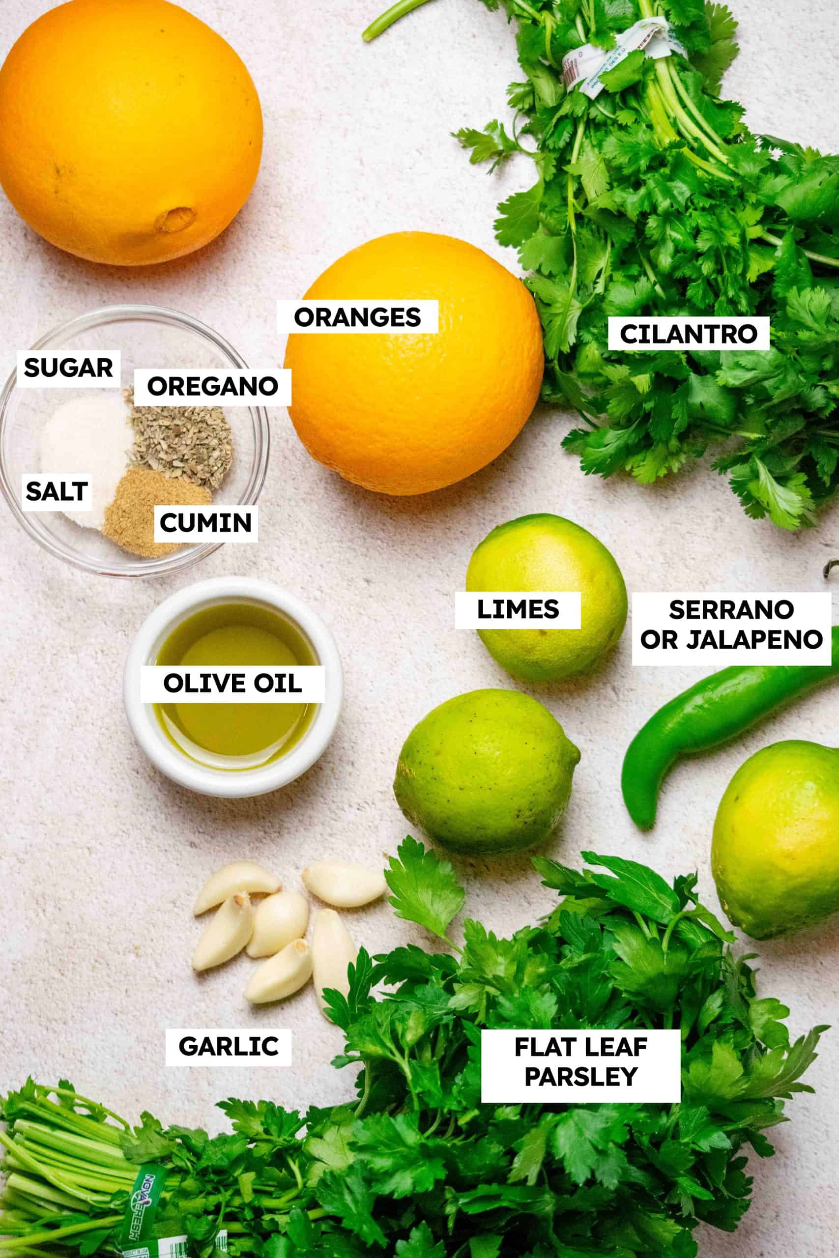 Mojo Sauce Ingredients