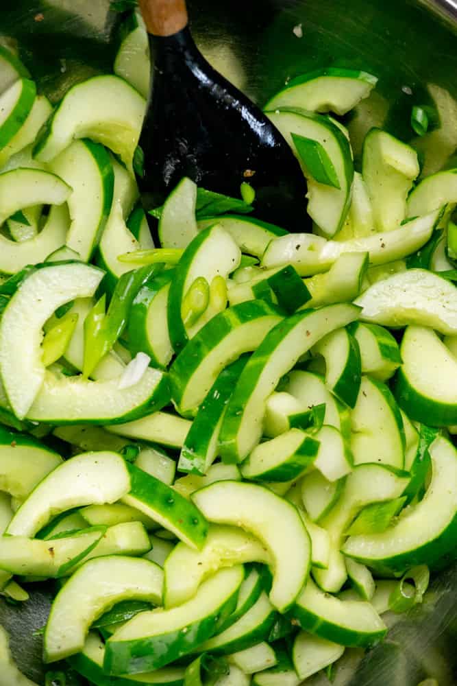 toss with salt and pepper