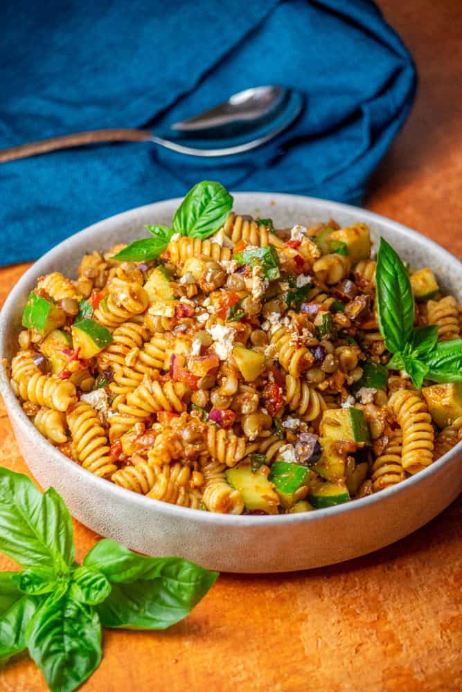 Lentil Pasta Salad Recipe