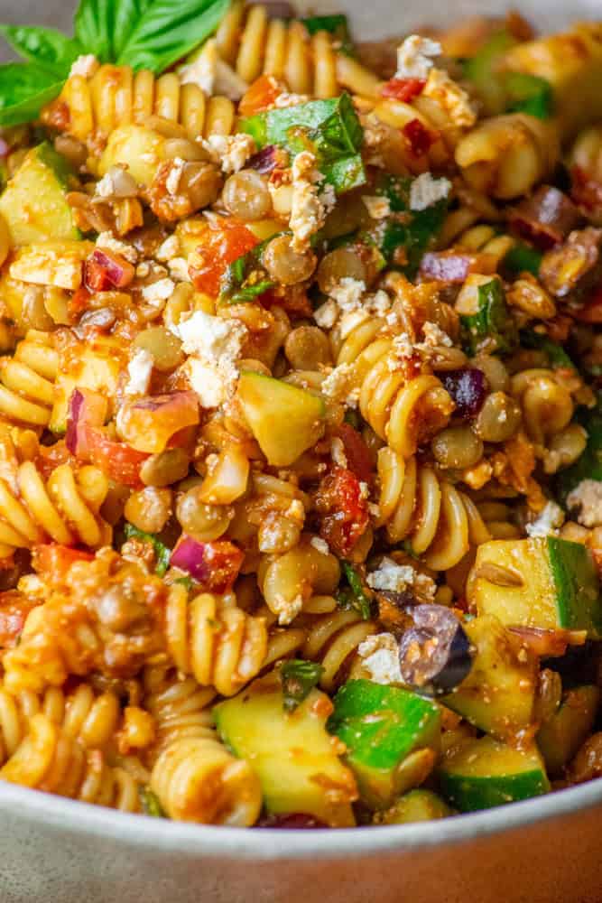 Lentil Pasta Salad Recipe