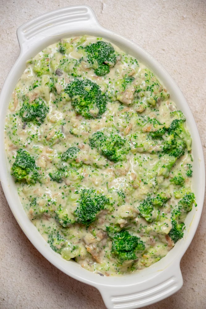 transfer to a greased casserole dish