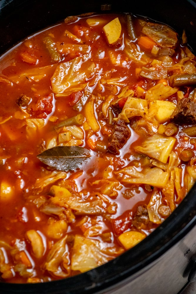 Crockpot Beef Vegetable Soup