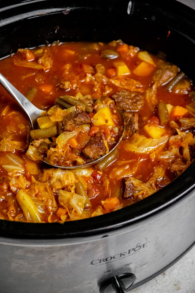 Crockpot Beef Vegetable Soup