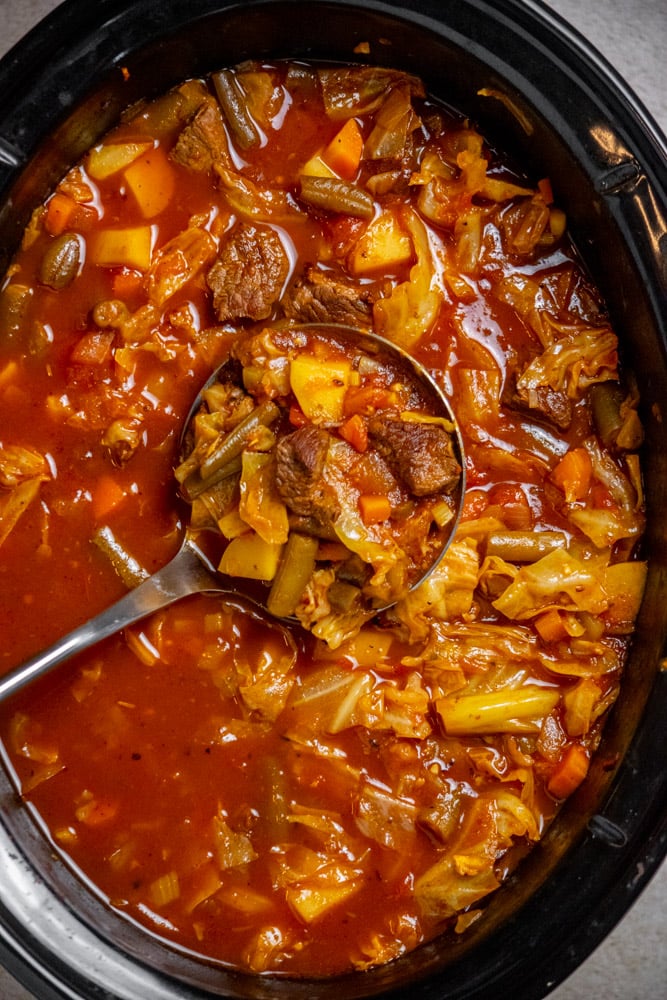 Crockpot Beef Vegetable Soup