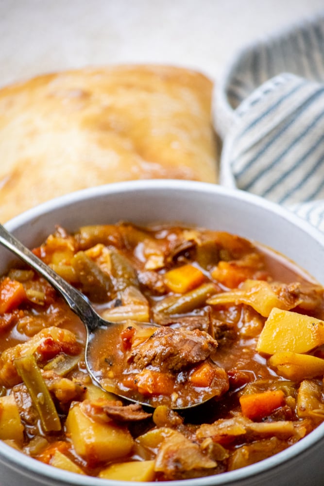 Crockpot Beef Vegetable Soup