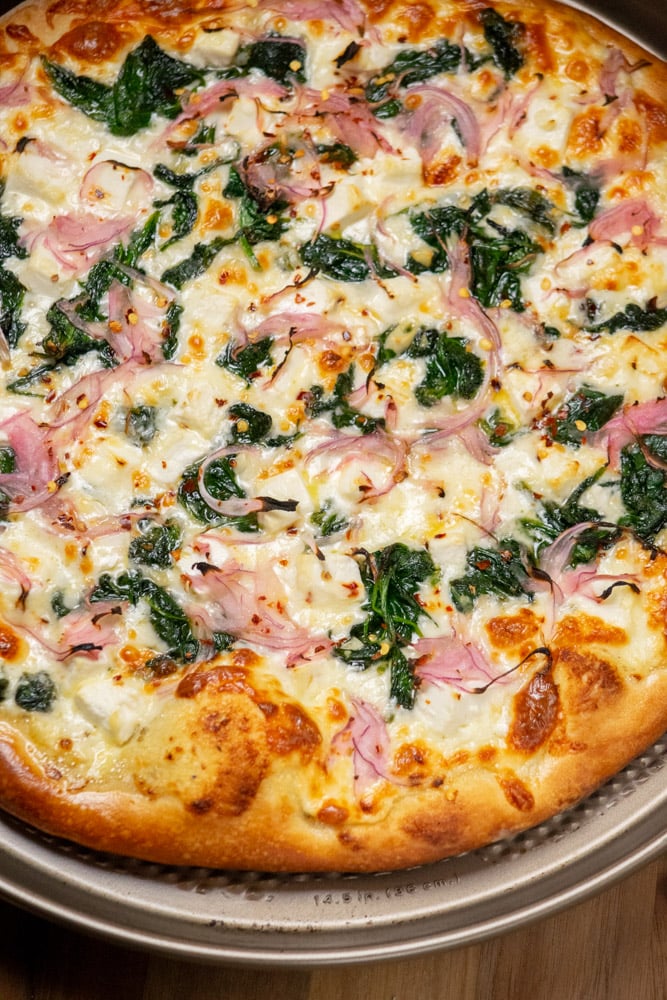 Spinach and Feta Pizza