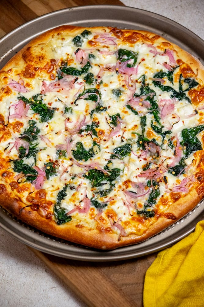 Spinach and Feta Pizza