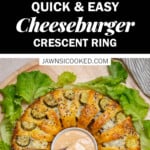 Cheeseburger Crescent Ring