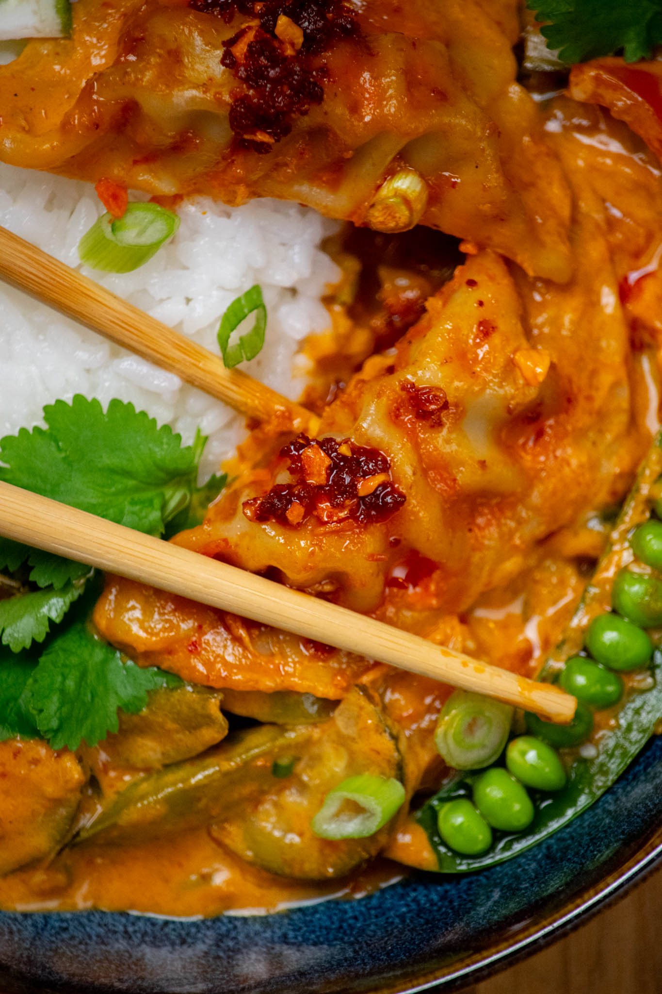 One Pan Dumpling Bake