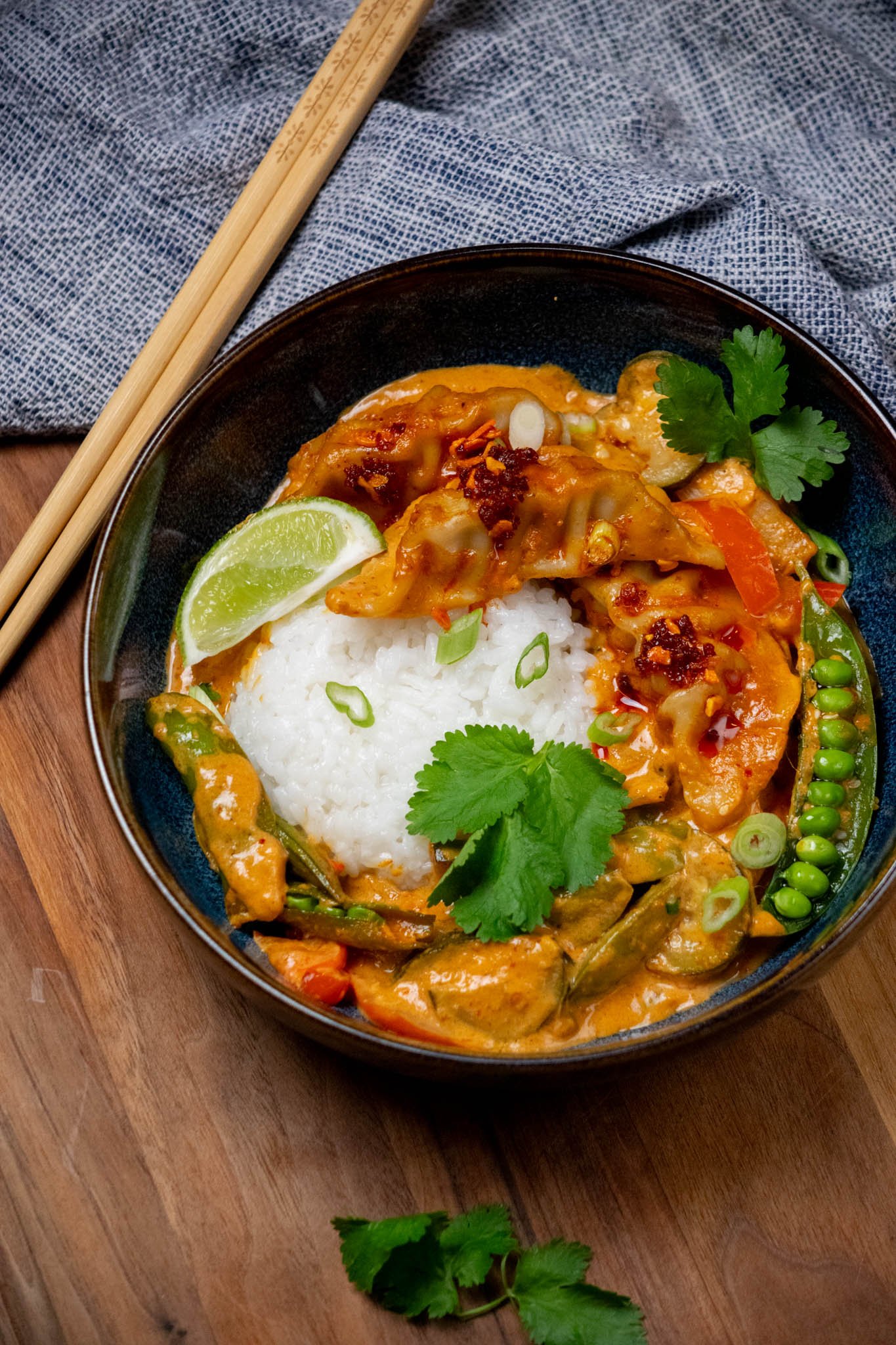 One Pan Dumpling Bake