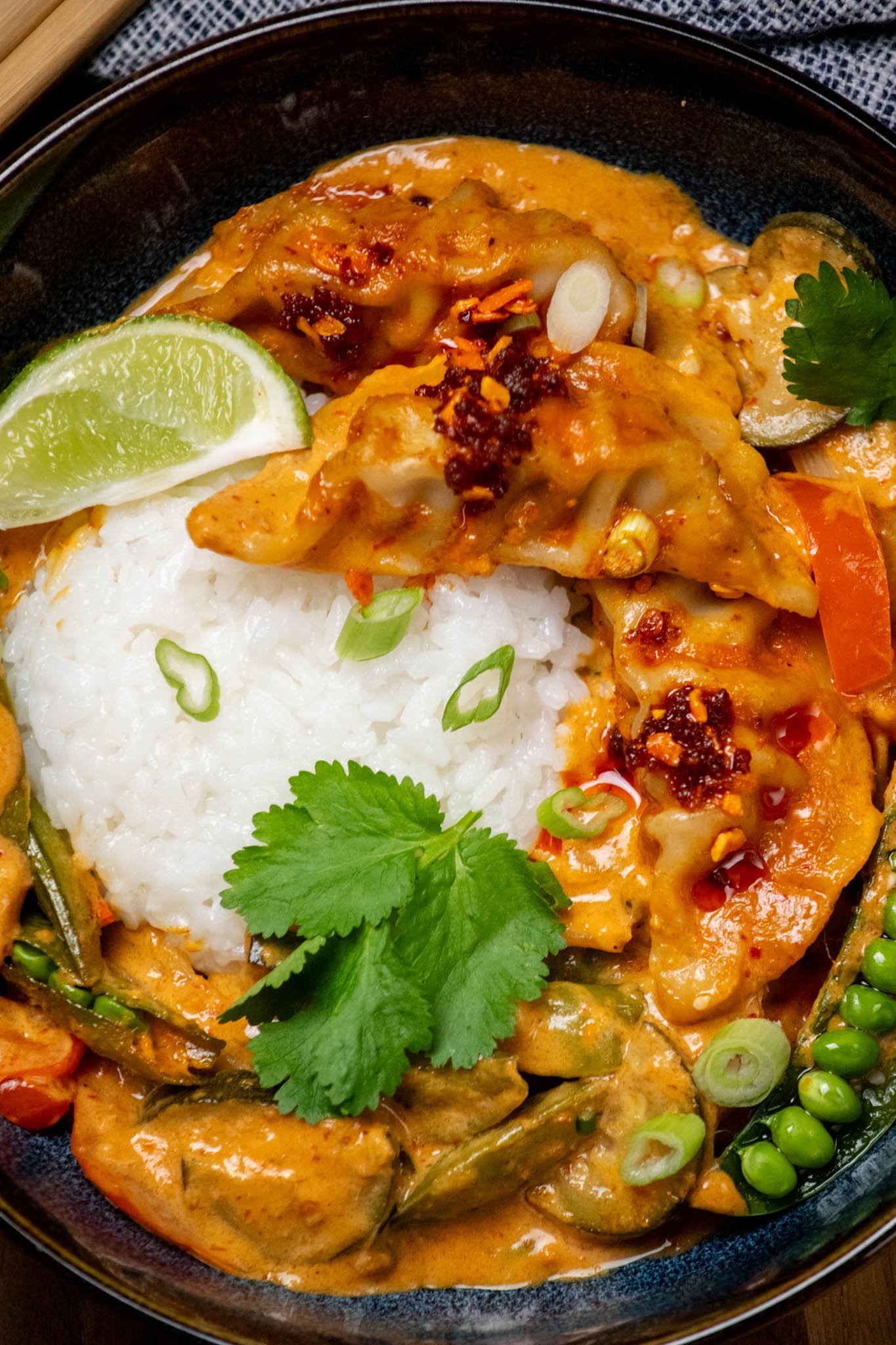 One Pan Dumpling Bake