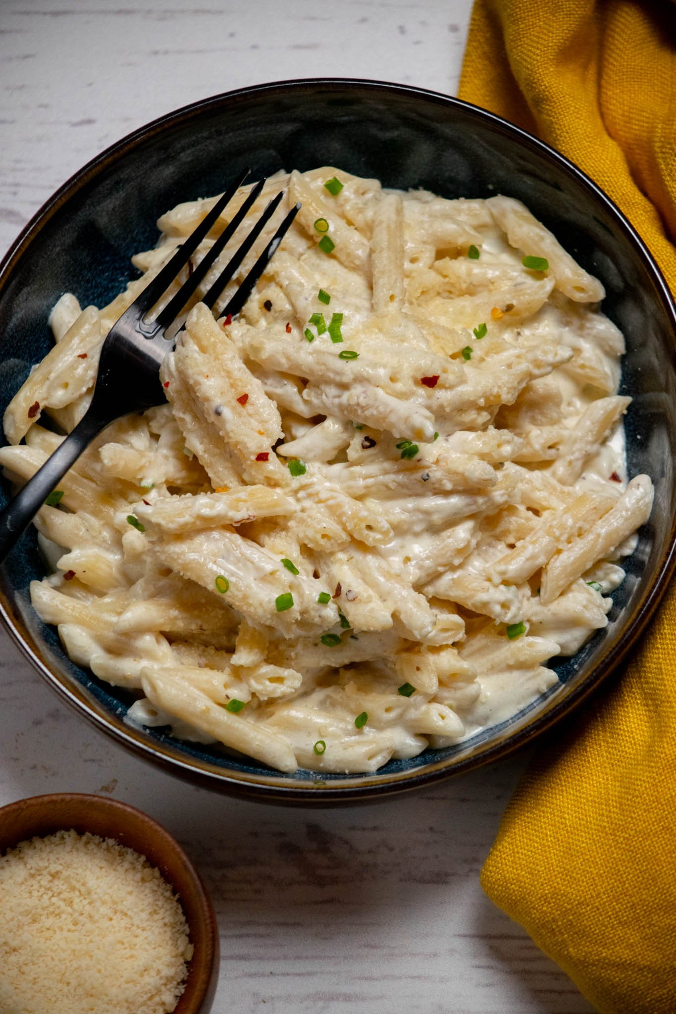 Penne Alfredo Pasta (with Cream Cheese)