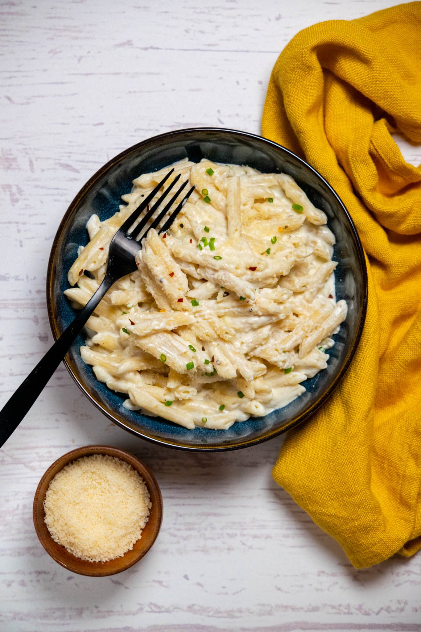 Penne Alfredo Pasta (with Cream Cheese)