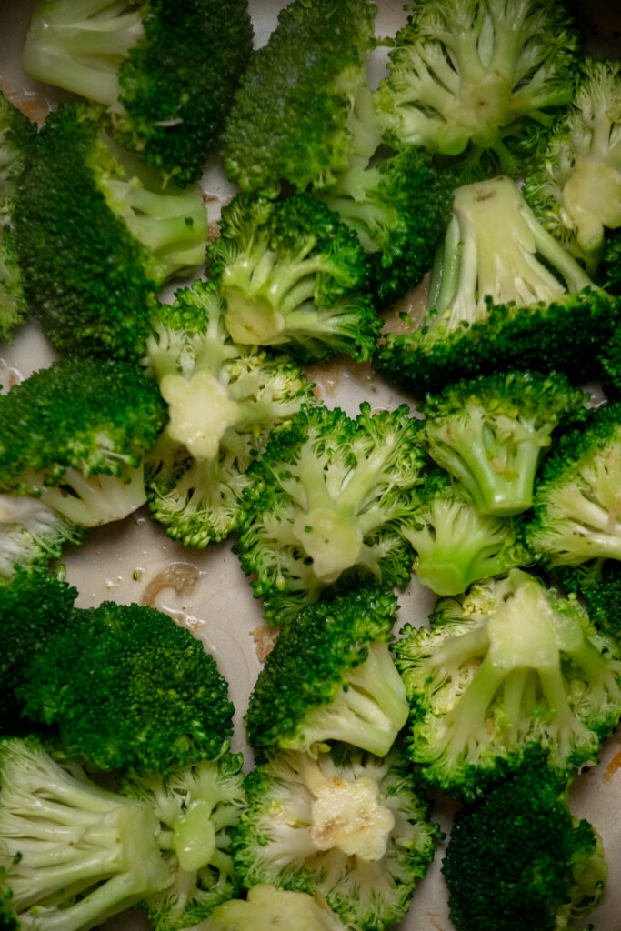 deglaze the pan with water, and scrape up any browned bits from the bottom of the pan