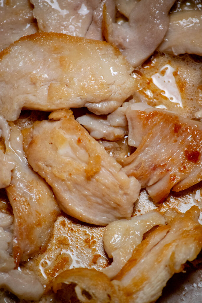 flip chicken over, and cook 3-4 minutes more, until cooked through and no pink remains. Repeat with second batch of chicken