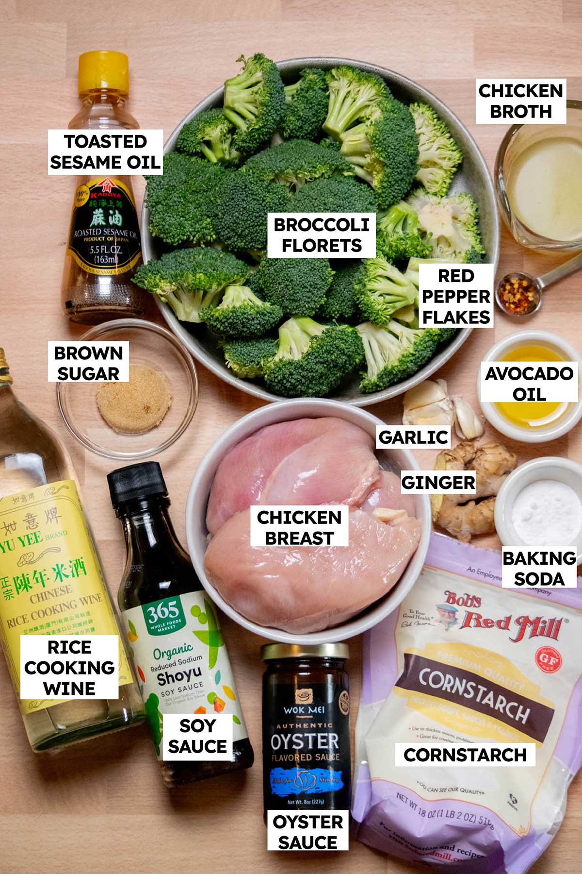 Chicken and Broccoli (Saucy Stir Fry) Ingredients 