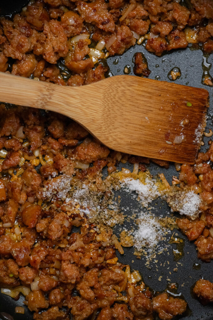 add seasonings, and cook 1 minute. 