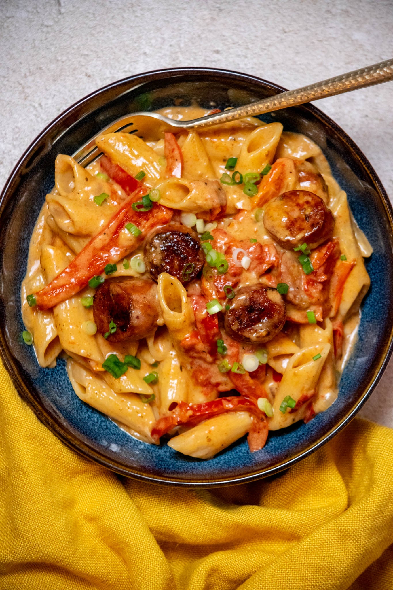 andouille sausage and pasta