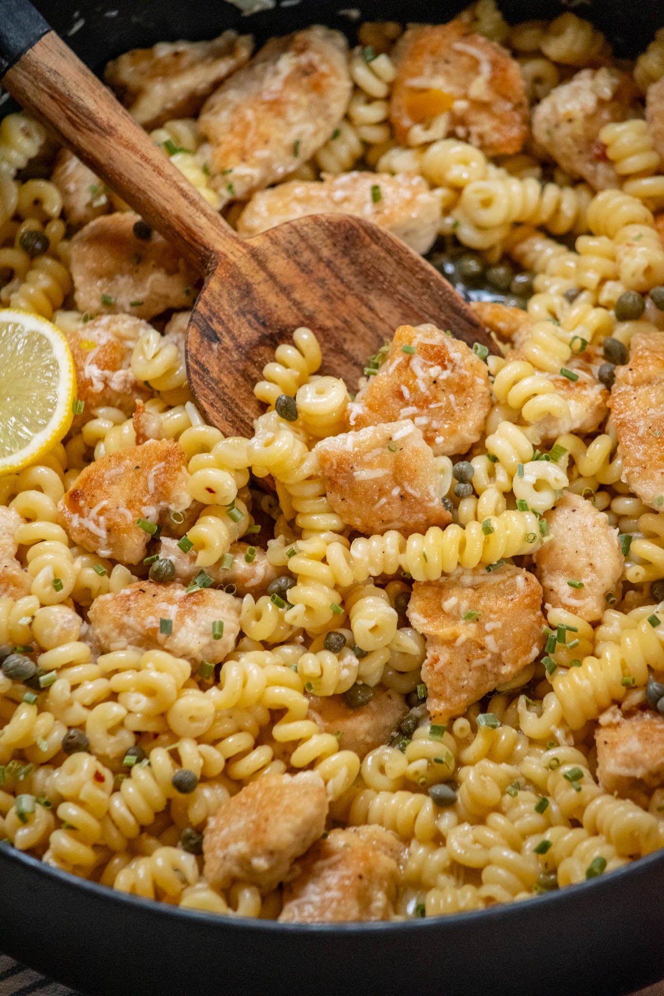 Weeknight Chicken Piccata Pasta