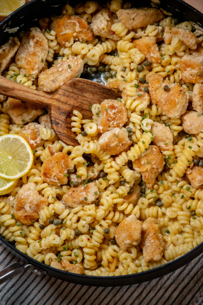 garnish with fresh chopped chives or parsley, and serve 